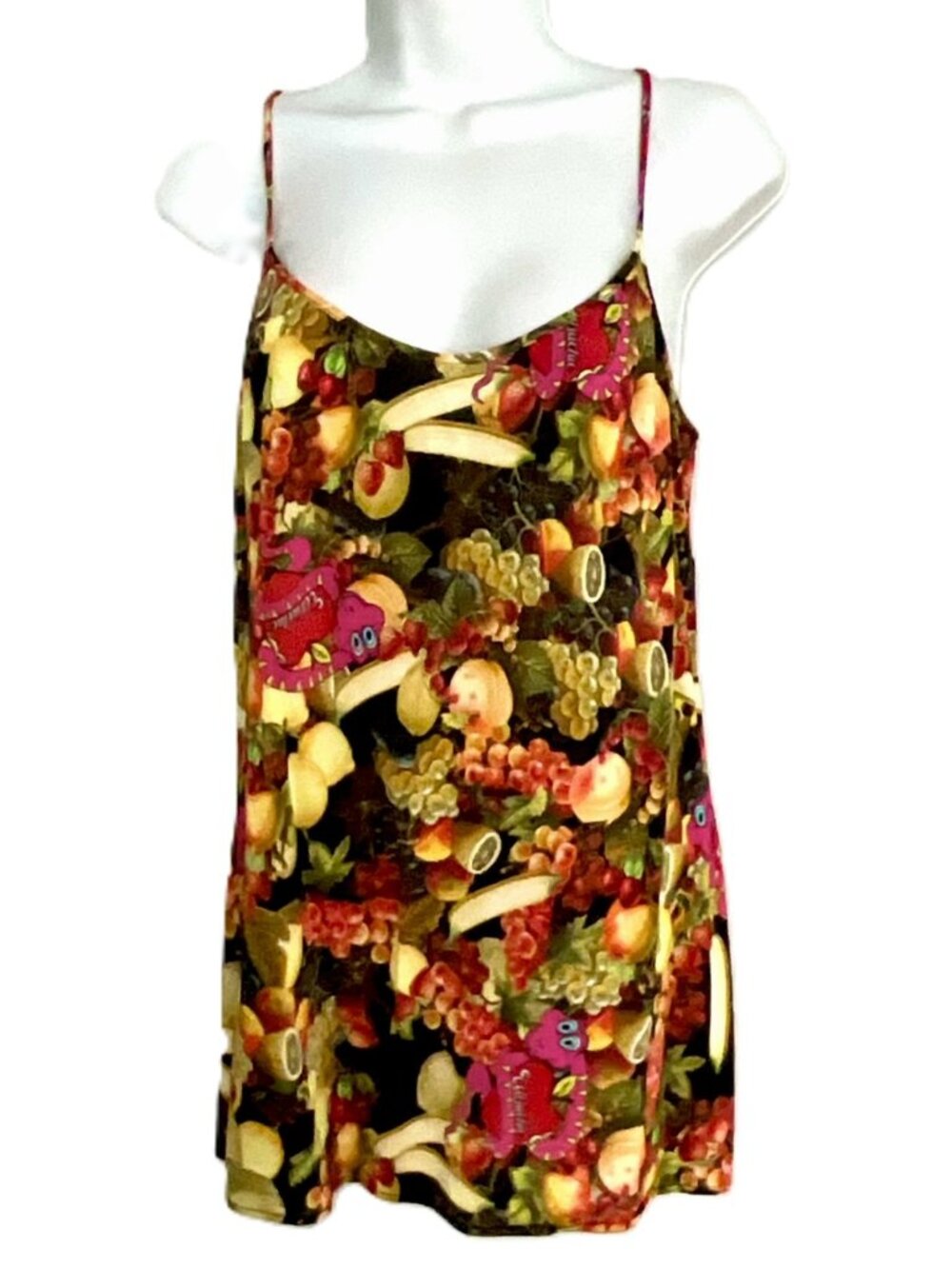 Ultrachic Italy Fruit Print Spaghetti Strap Camisole Tank Top IT44